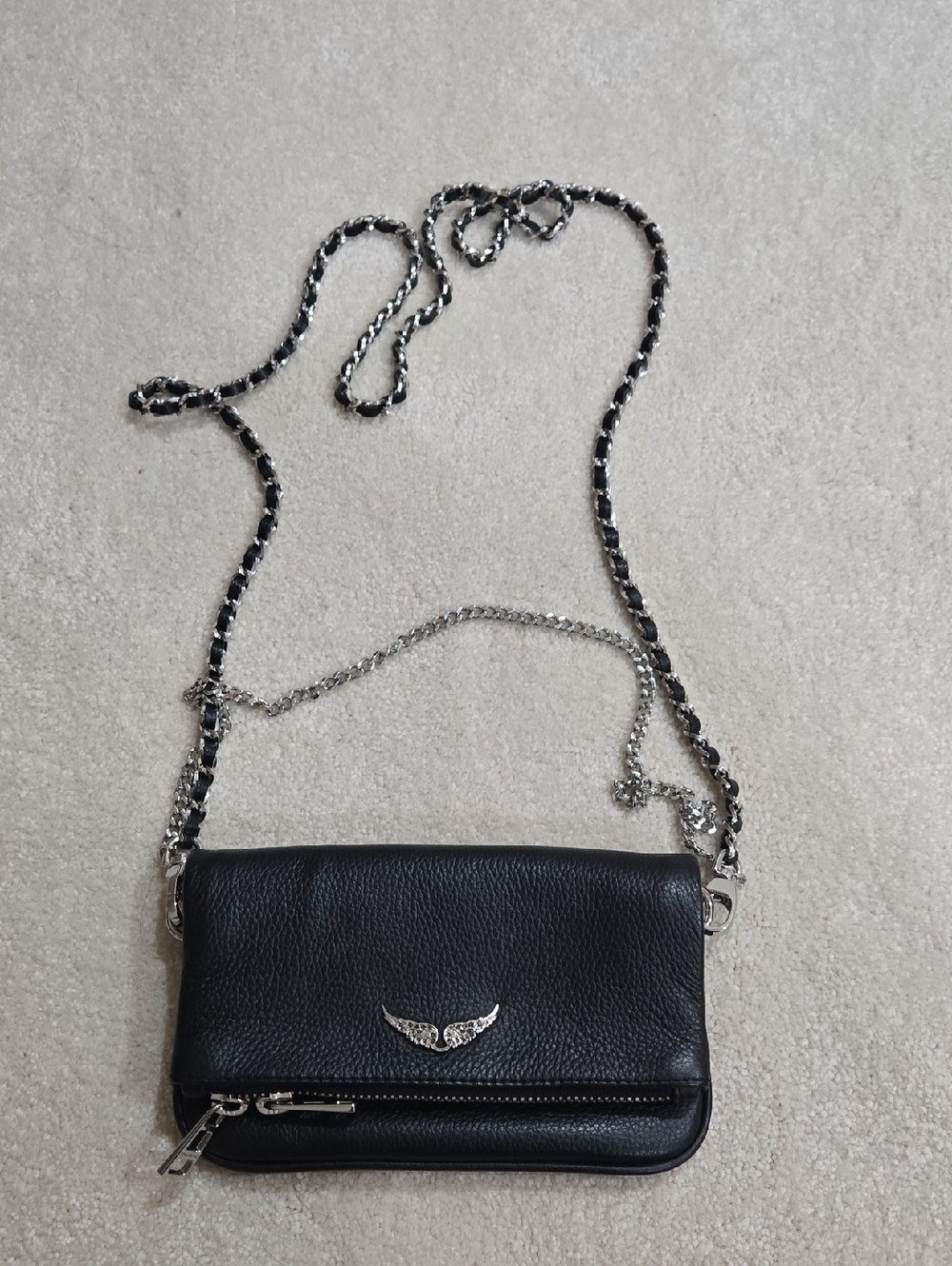 Zadig & Voltaire Black Rockstar NANO Crossbody - Picture 2 of 7